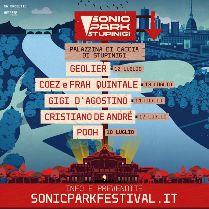 Sonic Park Stupinigi: dal 12 al 18 luglio cinque concerti per l'edizione 2024!